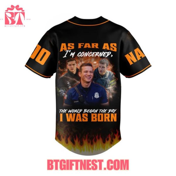 911 Los Angeles Fire Department Custom Name Limited Edition Baseball Jersey